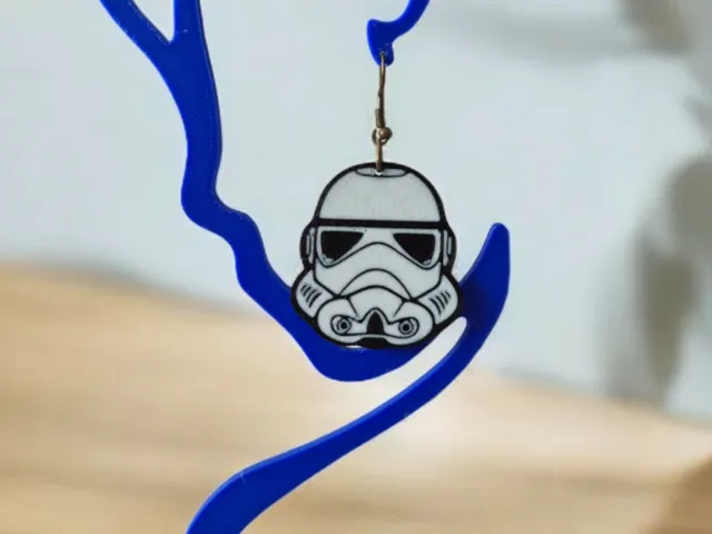 Stormtrooper Helmet Earrings