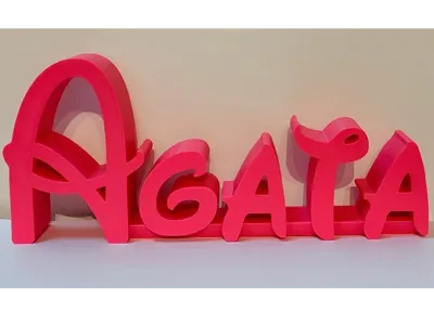 Disney Themed Name - Agata