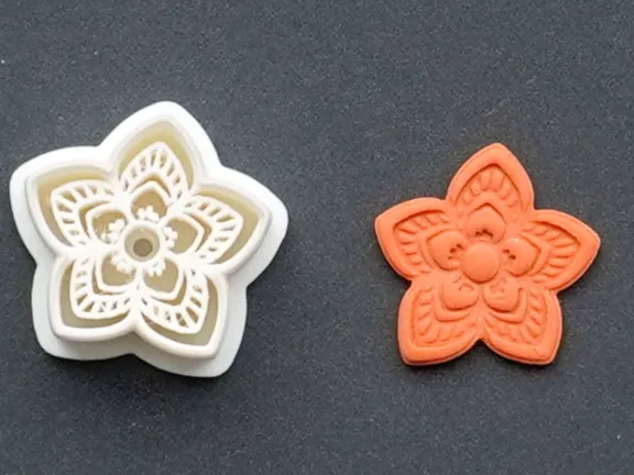 Flower Polymer Clay Cutter For Earrings Necklaces