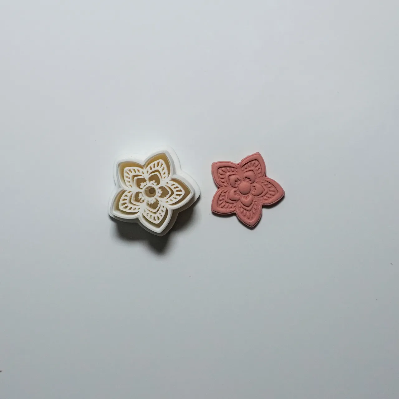 Flower Polymer Clay Cutter For Earrings Necklaces view 2