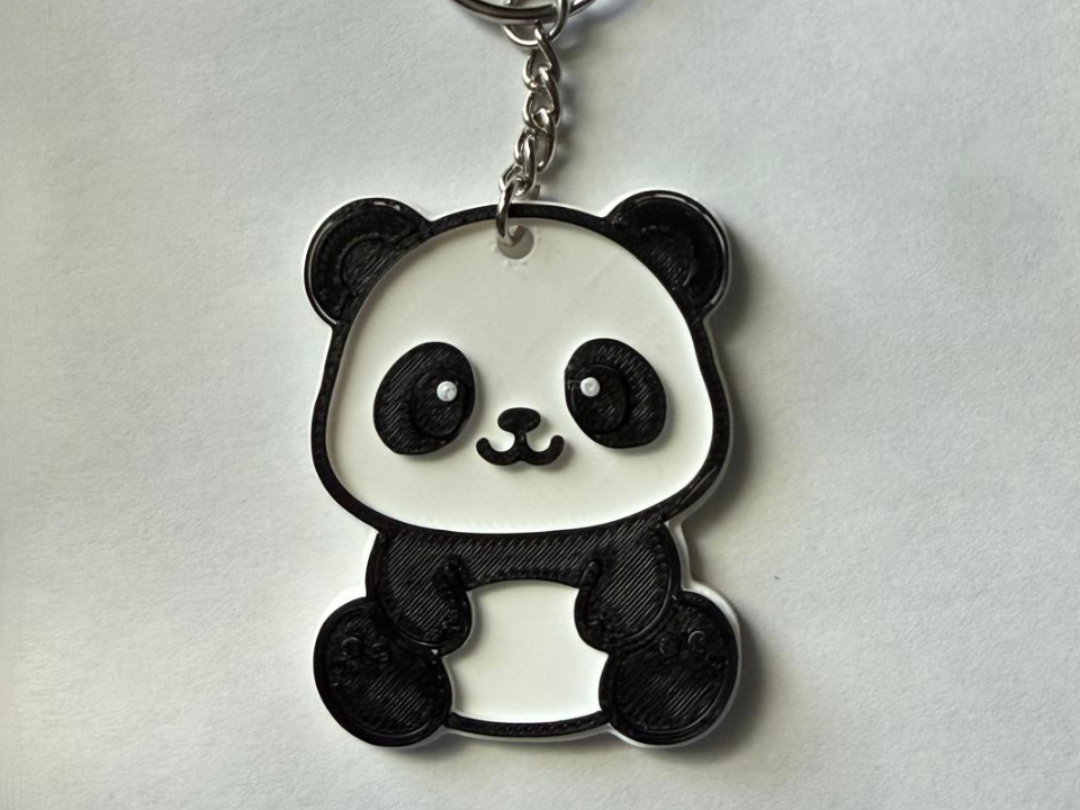 Cute Panda Keychain