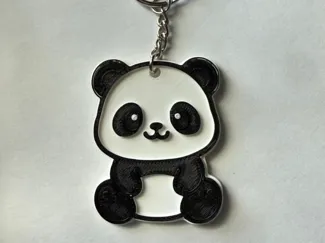 Cute Panda Keychain