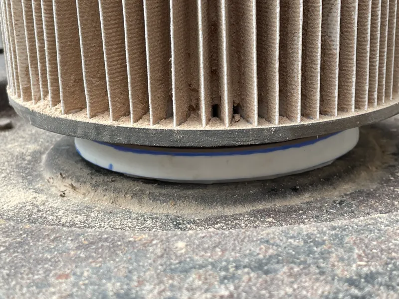 spacer for gasket for shopvac
