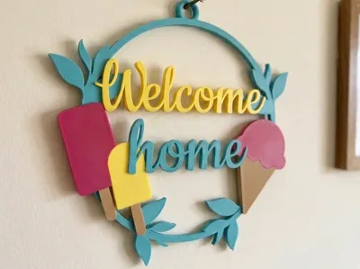 Welcome Summer Wreath Welcome Summer Wreath