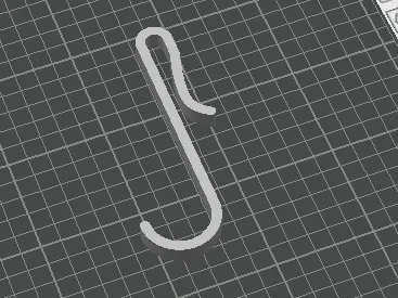 8mm glass shower wall hanger, petg