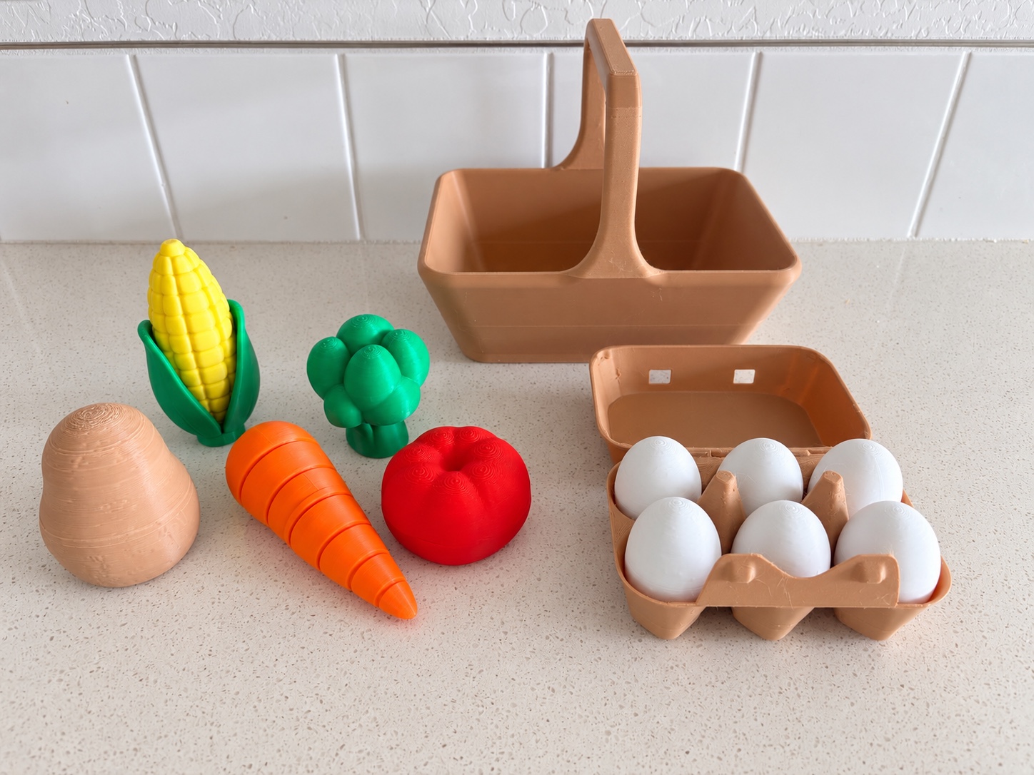 Magnetic Farmers Market Pretend Play Set | No AMS - 1