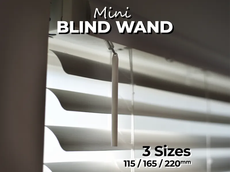 Mini Blind Wand - 3 Sizes - 2 Print Options