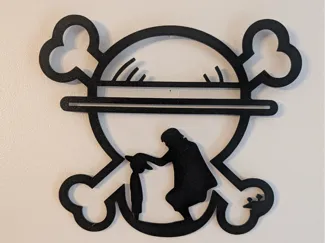 Décoration murale One Piece Luffy et Shanks