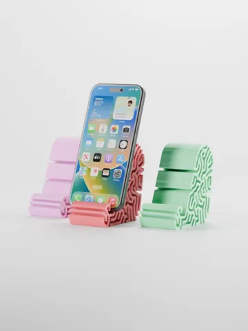 Soporte para celular: Coral mobile phone stand. Grown Design! — vista de referencia 2