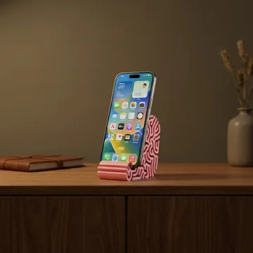 Soporte para celular: Coral mobile phone stand. Grown Design! — vista de referencia 5