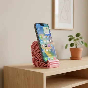 Soporte para celular: Coral mobile phone stand. Grown Design! — vista de referencia 3