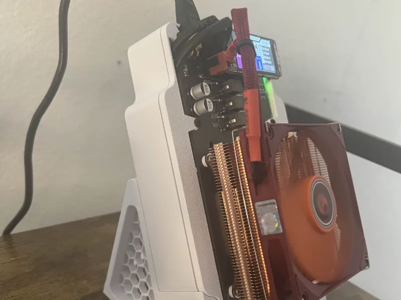 Nerdqaxe++ Rev. 6 Airflow Case
