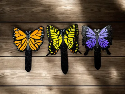 Butterfly Garden Stakes - 3 Types