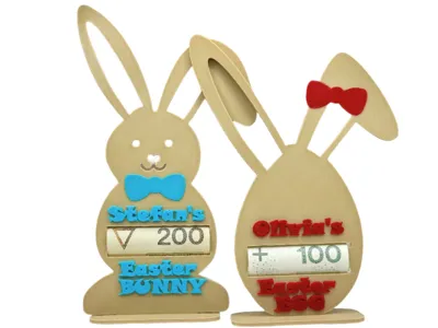 Easter Bunny Egg with Money Clip/Holder 2026
