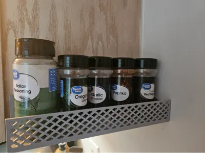 11 Inch Spice Rack for Wall or Cabinet