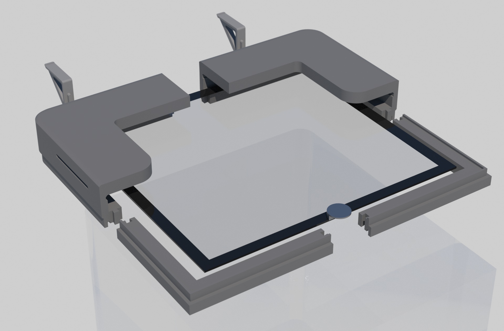 Miniatura 2 do modelo 3D P1双层增高架