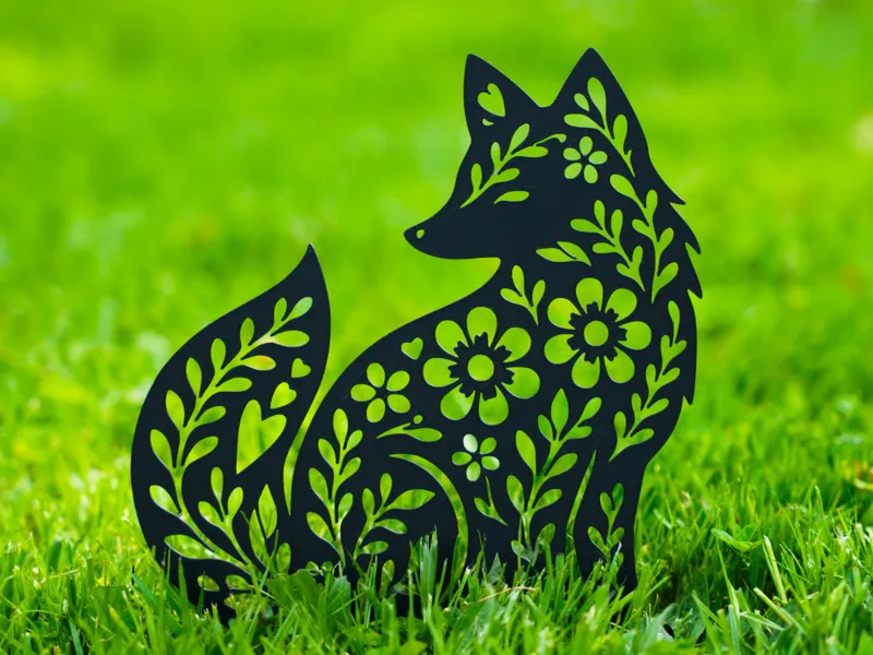 Fox garden decoration