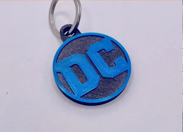 Porte-clés logo DC Comics