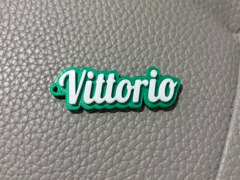 Vittorio name keychain