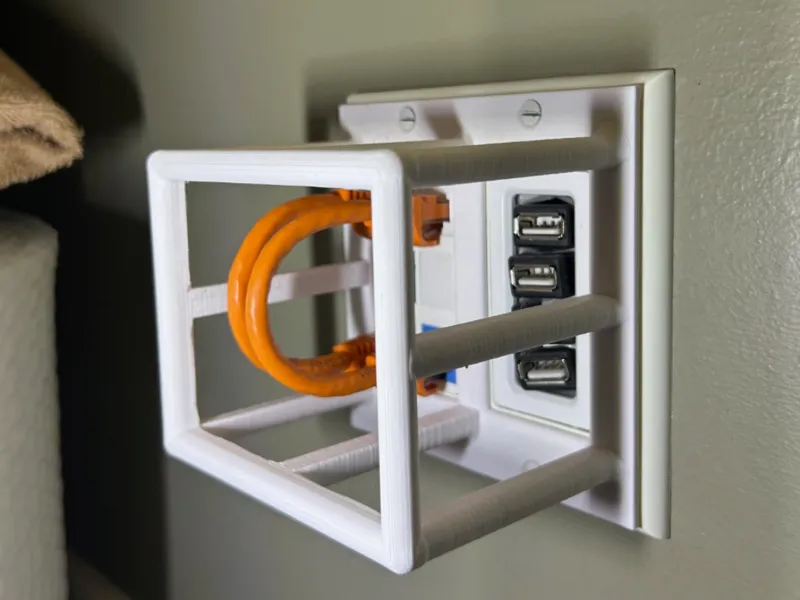2 Gang Decora Wall Plate Cage Protector