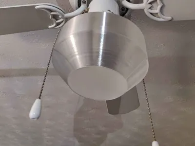 Ceiling Fan Light Shade V2.1 (No Supports!)