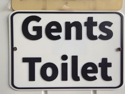 Gents Toilet Sign