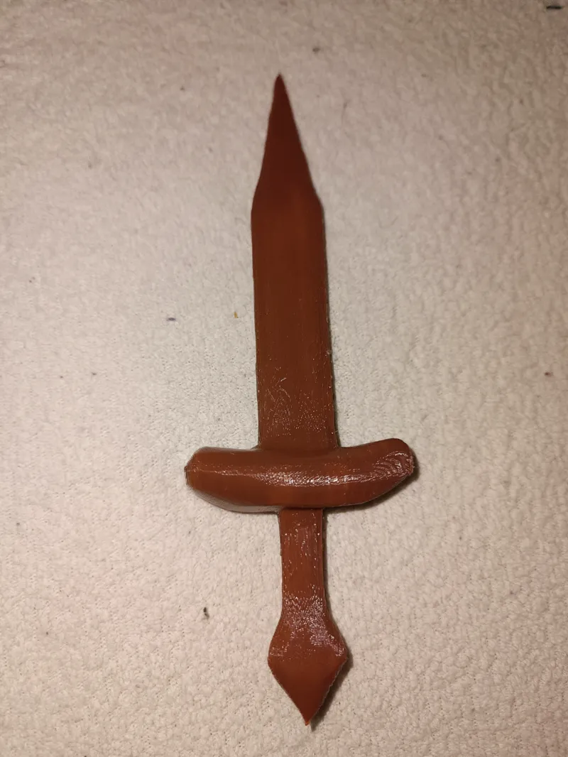 Textured Wooden Sword