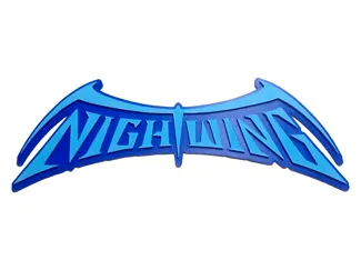 Nightwing Logo Batman and Robin DC Comics Blue
