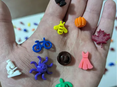 100 Custom Pieces for I-Spy Rice Bag