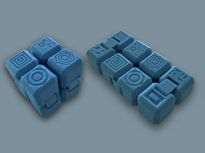 Infinity Cube Fidget (Print-in-place)