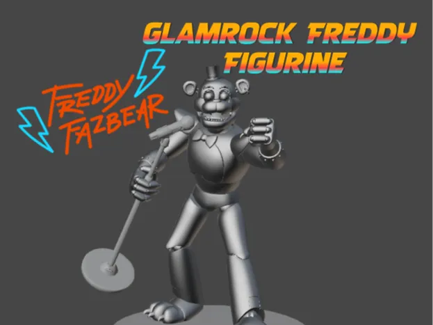Glamrock Freddy Figurine - FNAF
