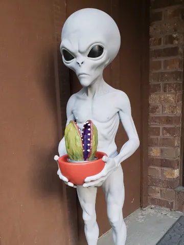 Soporte: 3 1/2 ft tall Alien Greeter — vista de referencia 2