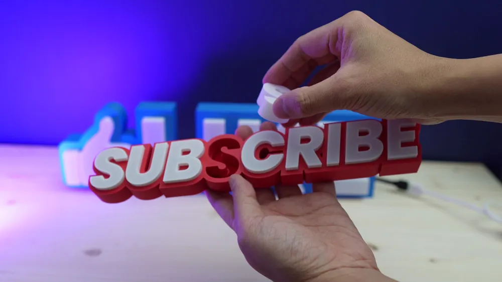 Subscribe Sign by Lukis3DStudio - MakerWorld