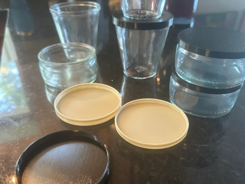 Glass Jar Lid - TPU - Parametric - Any Size