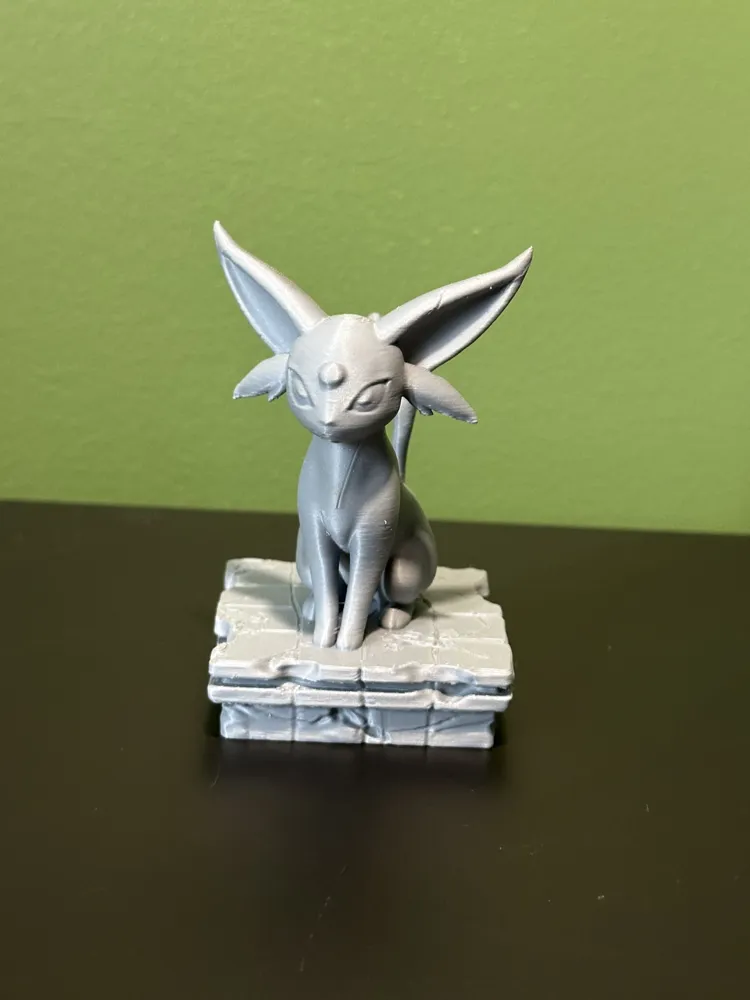 Espeon yard statue - Free 3D Print Model - MakerWorld