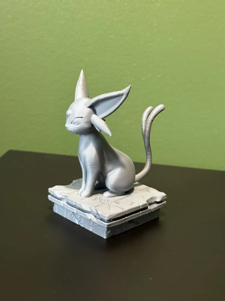 Espeon yard statue - Free 3D Print Model - MakerWorld