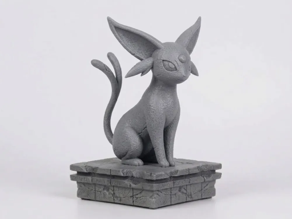 Espeon yard statue - Free 3D Print Model - MakerWorld