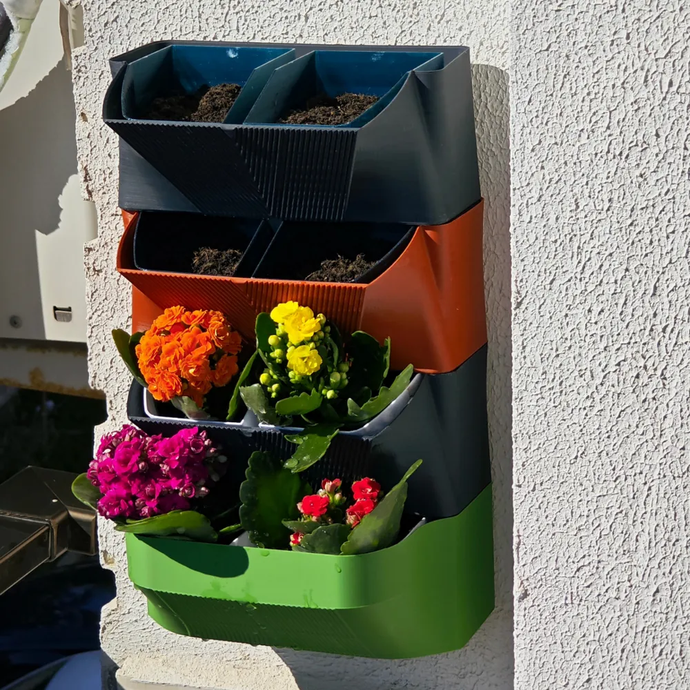 Modular Wall Pot - Free 3D Print Model - MakerWorld