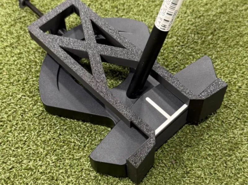 Golf putter impact trainer 
