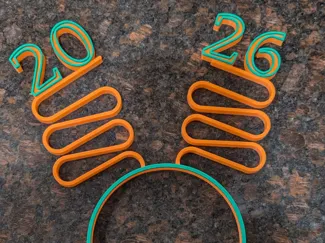 New Years Eve 2026 Wobbly Headband