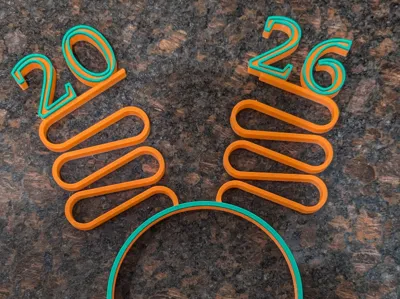 New Years Eve 2026 Wobbly Headband