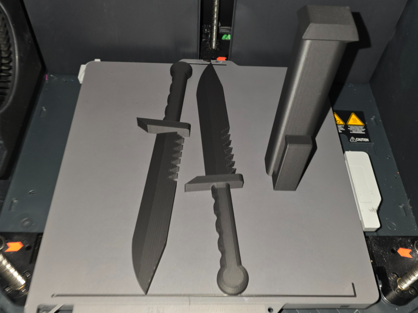PLA-BAR Full size combat knife with sheath 
