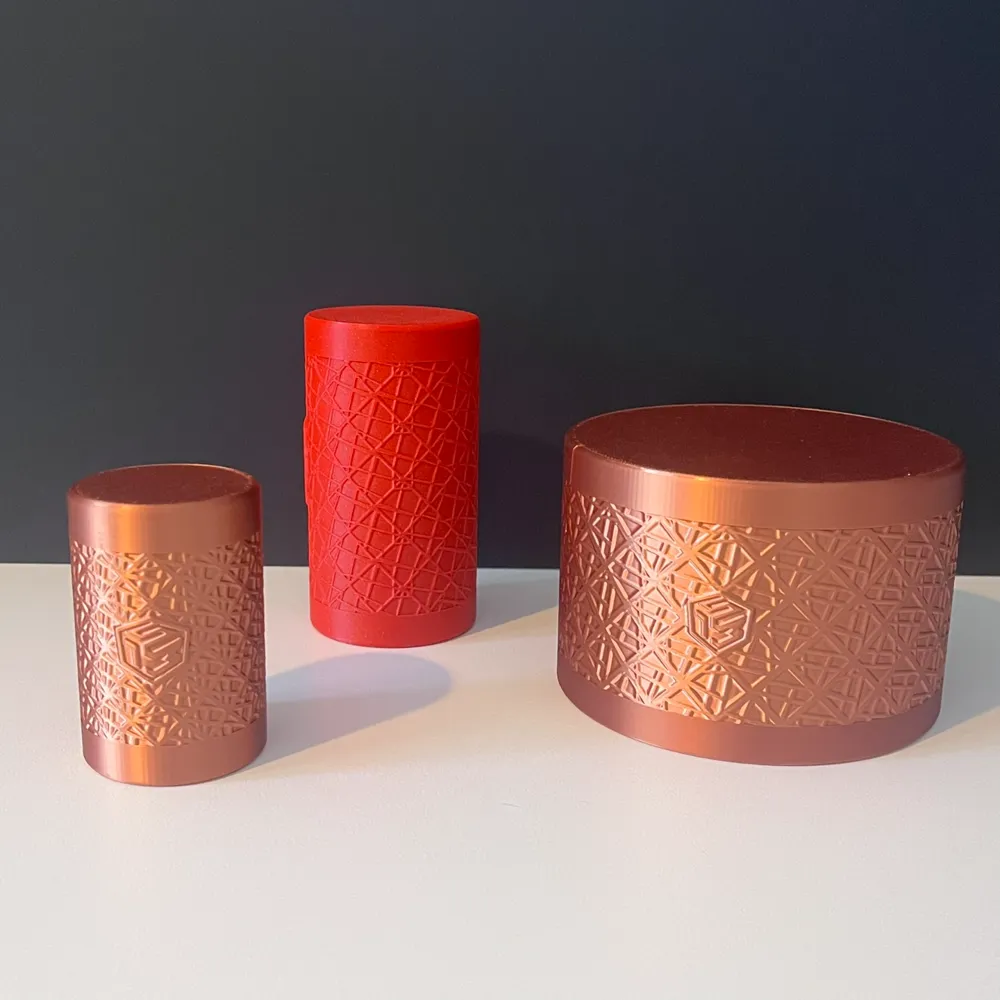 Storage Container - Cylindrical - Abstract - Free 3D Print Model ...