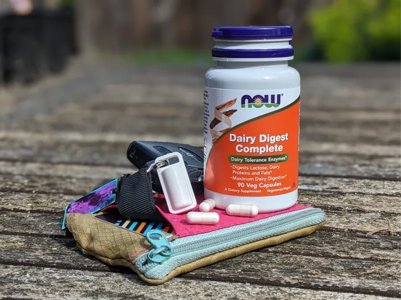 Lactose Intolerance Pill Keychain Case!