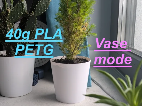 Pot de plante moderne léger (mode vase)