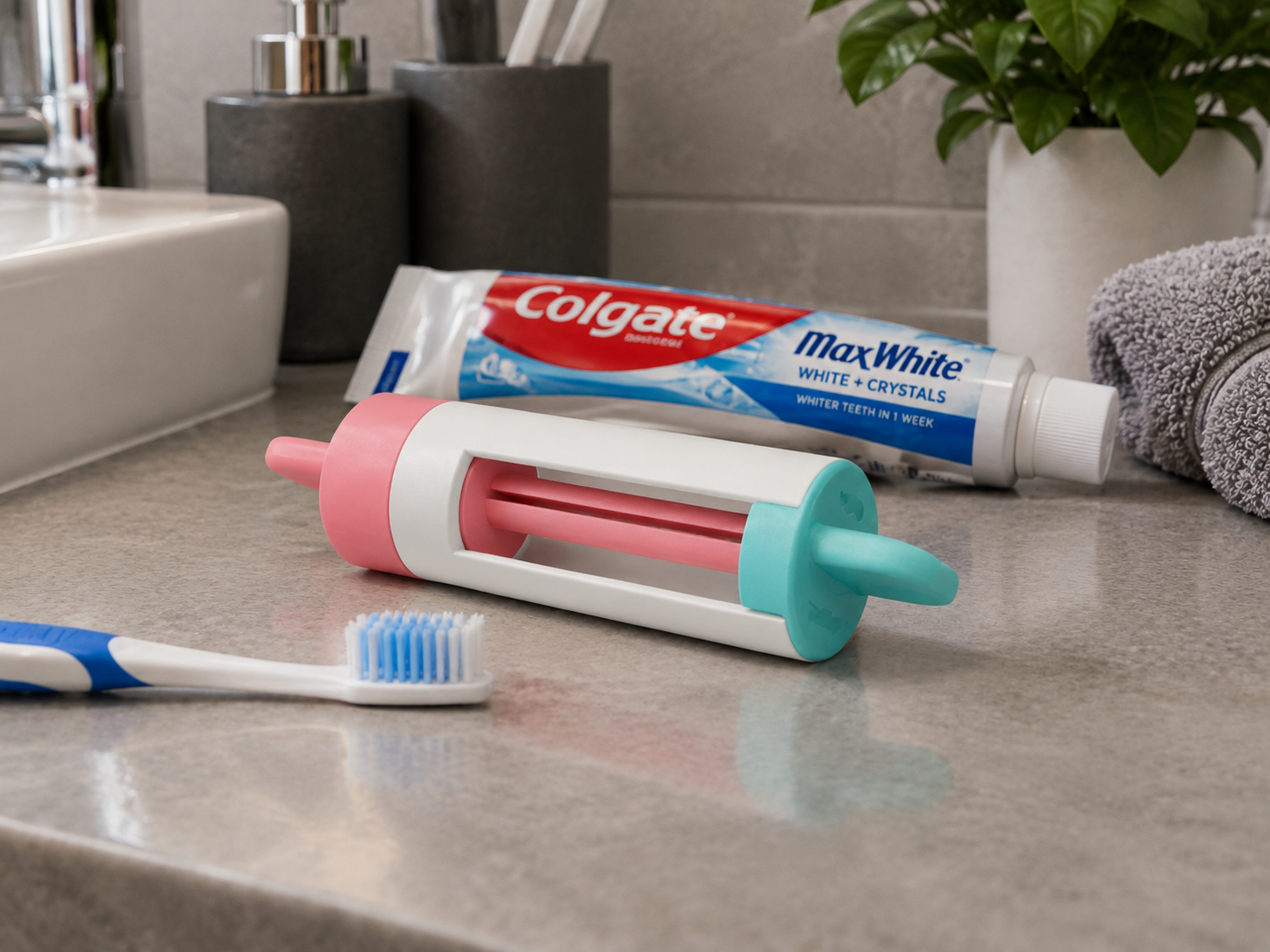 LastDrop | ToeKey – Toe-Operated Toothpaste Winder 3D model