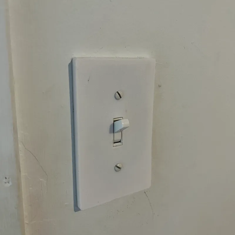 Light switch plate
