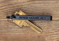 15mm keyring, Single key + "spare house key" label