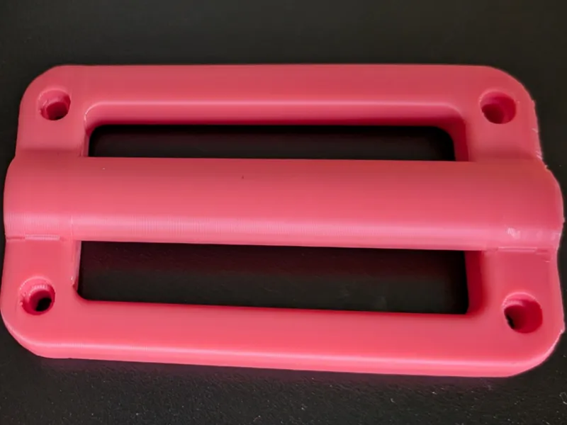 Mounted buckle for strap