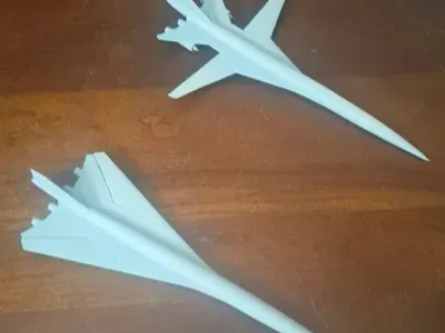 Maquette Boeing 2707-100, échelle 1:400
